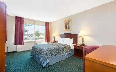 Day use room with work desk at Blue Way Inn & Suites Wichita East.