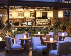 Poolside bar at Alohilani Resort Waikiki Beach.