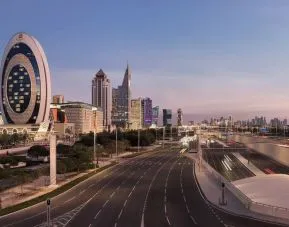 City views at Velero Hotel Doha Lusail.