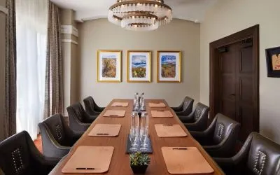 Professional meeting room at The Plaza Pioneer Park, El Paso.