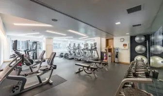 Fitness center at The Envoy Hotel, Autograph Collection.