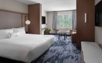 Day use room with living area at Fairfield Inn & Suites By Marriott Kenosha Pleasant Prairie.