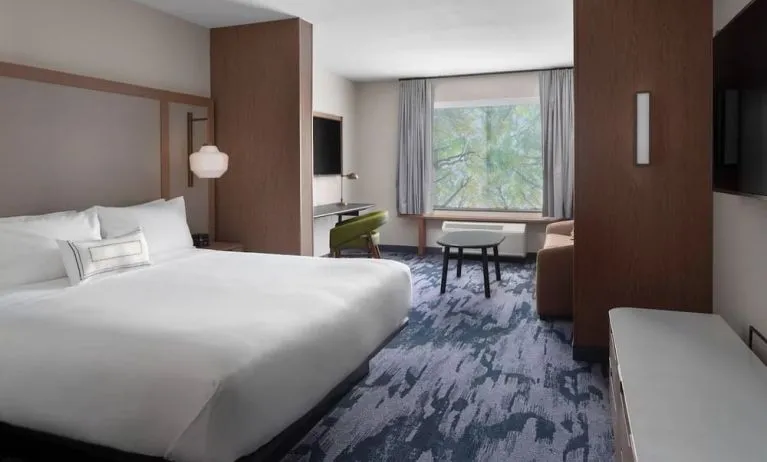 Day use room with living area at Fairfield Inn & Suites By Marriott Kenosha Pleasant Prairie.