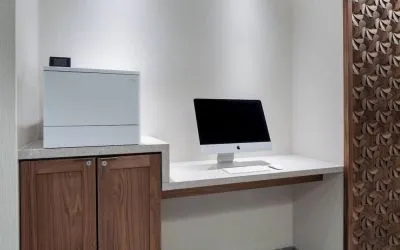 Business center available at Fairfield Inn & Suites By Marriott Kenosha Pleasant Prairie.