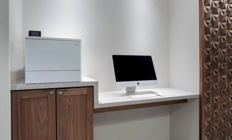 Business center available at Fairfield Inn & Suites By Marriott Kenosha Pleasant Prairie.