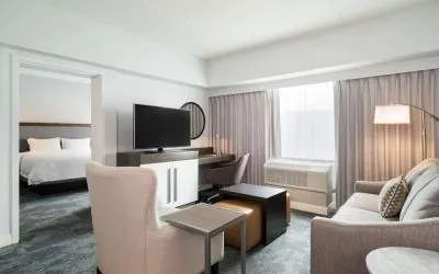 Day use room with living area at Hampton Inn Philadelphia Center City - Convention Center.
