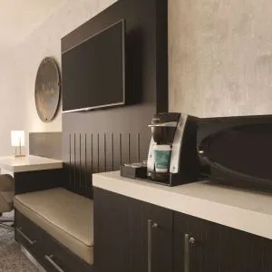 Day use room's workspace at Hilton Garden Inn Washington DC Downtown.