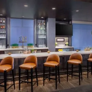 Hotel bar at Hilton Garden Inn Washington DC Downtown.