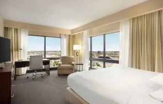 Day use room with work desk at DoubleTree By Hilton Orlando Downtown.