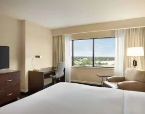 Day use room with work desk at DoubleTree By Hilton Orlando Downtown.
