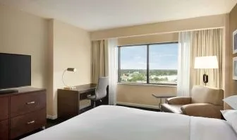 Day use room with work desk at DoubleTree By Hilton Orlando Downtown.
