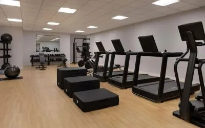 Fitness center at The Slate Denver, Tapestry Collection By Hilton.