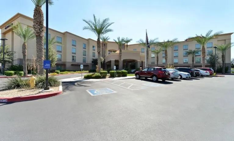 Parking area at Hampton Inn & Suites Phoenix/Gilbert.