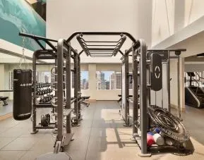 Fitness center at Swissotel Chicago.