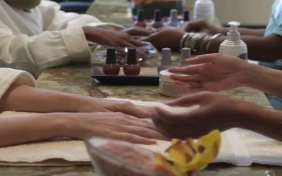 Manicures and pedicures available at Hilton Anatole.