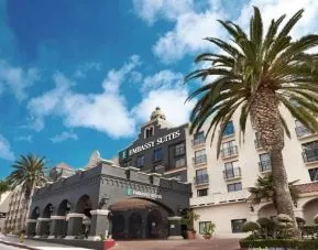 Hotel exterior at Embassy Suites By Hilton Los Angeles International Airport South.