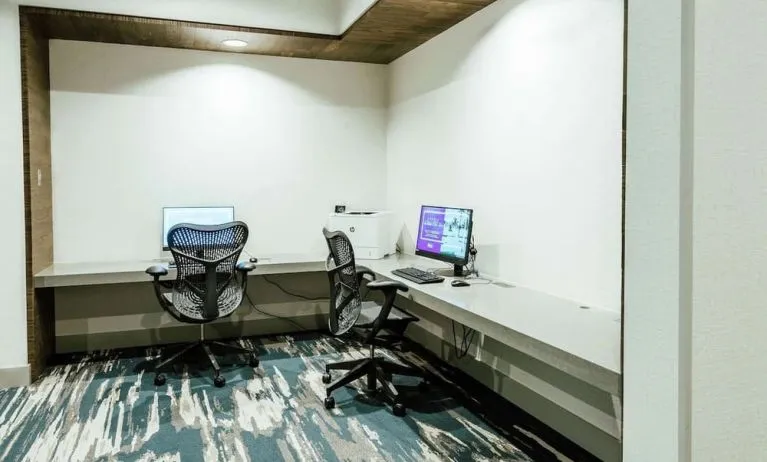 Business center available at Hilton Garden Inn Denver Union Station.