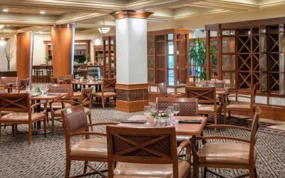 Breakfast area perfect for dining at DoubleTree By Hilton Sonoma Wine Country.