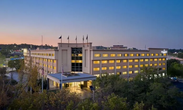 Hotel exterior at Delta Hotels By Marriott Little Rock West.
