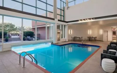 Indoor pool at Delta Hotels By Marriott Little Rock West.