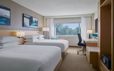 Queen beds at Delta Hotels By Marriott Little Rock West.