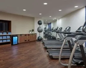 Fitness center at Delta Hotels By Marriott Little Rock West.
