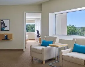 Lounge seating at Delta Hotels By Marriott Little Rock West.