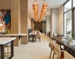 Dining area at Hilton Garden Inn Nashville West End Avenue.