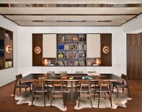 Hotel workspace at Arlo SoHo.