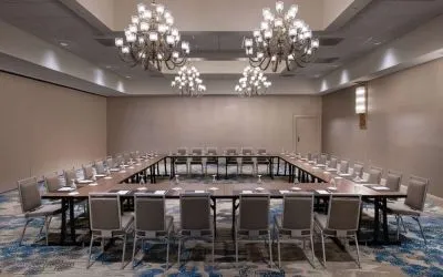 Spacious meeting room at DoubleTree By Hilton Orlando At SeaWorld.
