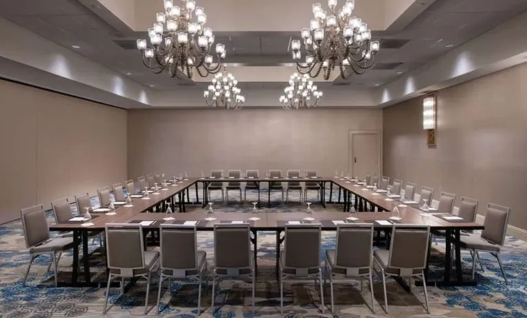 Spacious meeting room at DoubleTree By Hilton Orlando At SeaWorld.