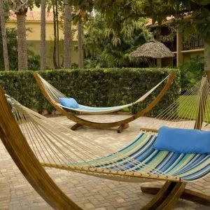 Hammock in the garden of DoubleTree By Hilton Orlando At SeaWorld.