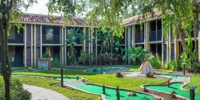Mini putt-putt course at DoubleTree By Hilton Orlando At SeaWorld.