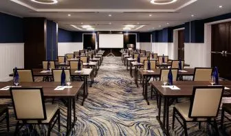 Professional meeting room at Hilton Brooklyn New York.