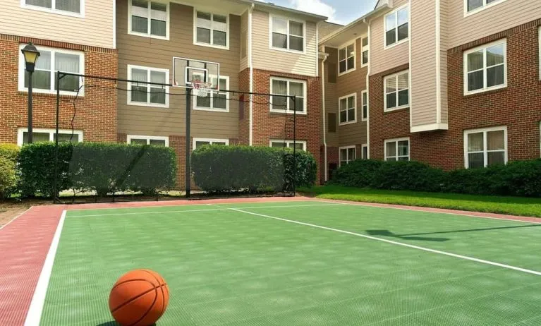 Outdoor basketball court at Sonesta ES Suites Raleigh Cary 