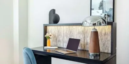 Day room's work desk at The Benjamin Royal Sonesta New York.