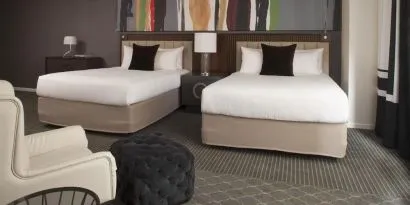 Day use twin room at The Fifty Sonesta Select New York.