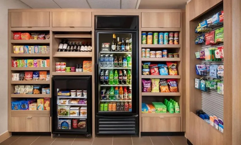 Snack bar at Sonesta ES Suites Atlanta Alpharetta North Point Mall.