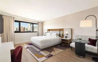 King suite at Hyatt Regency New Brunswick.
