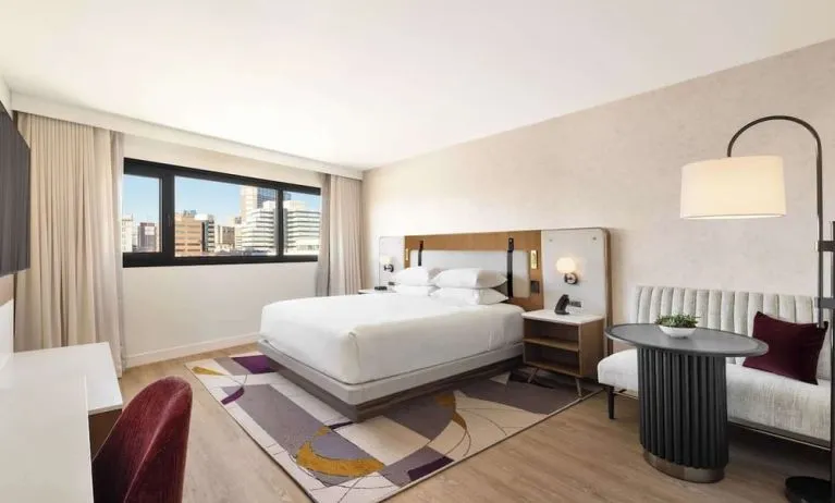 King suite at Hyatt Regency New Brunswick.