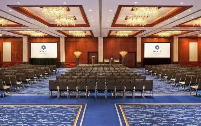 Conference room at Hyatt Regency New Brunswick.
