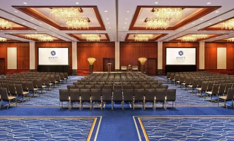 Conference room at Hyatt Regency New Brunswick.