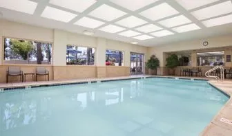 Relaxing indoor pool at Embassy Suites By Hilton San Diego-La Jolla.