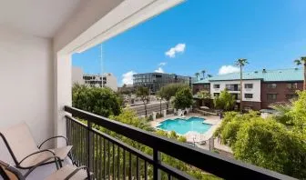 View from room balcony at Sonesta Select Tempe Downtown.