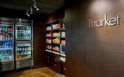 Snack bar at Sonesta Select Raleigh Durham Airport Morrisville.