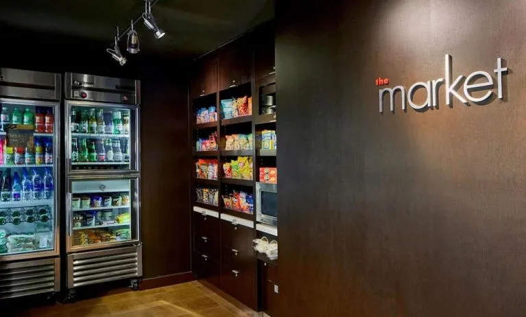 Snack bar at Sonesta Select Raleigh Durham Airport Morrisville.