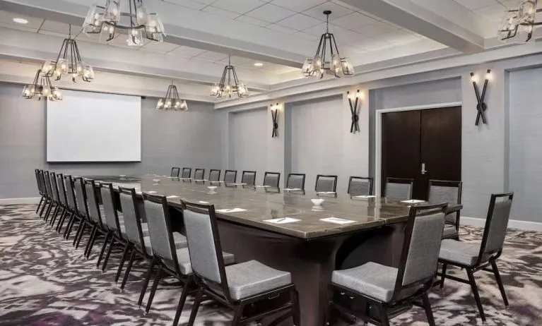 Spacious meeting room at Embassy Suites By Hilton Crystal City-National Airport.