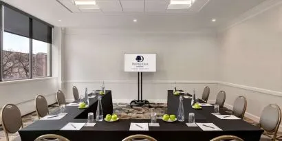 Bright and spacious meeting room at DoubleTree By Hilton Canton Downtown.