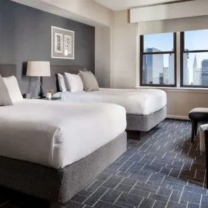 Day use twin room at The Shelburne Sonesta New York.