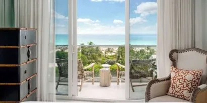 Day use room with balcony at Nautilus Sonesta Miami Beach.
